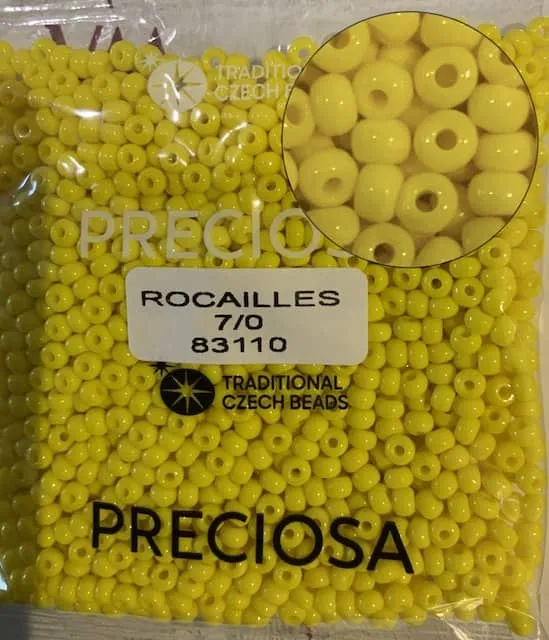 Preciosa Round Seed Beads 83110 7/0 3.5 Oz