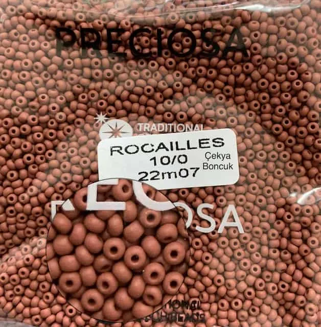Preciosa Round Seed Beads 22M07 10/0 3.5 oz Matte