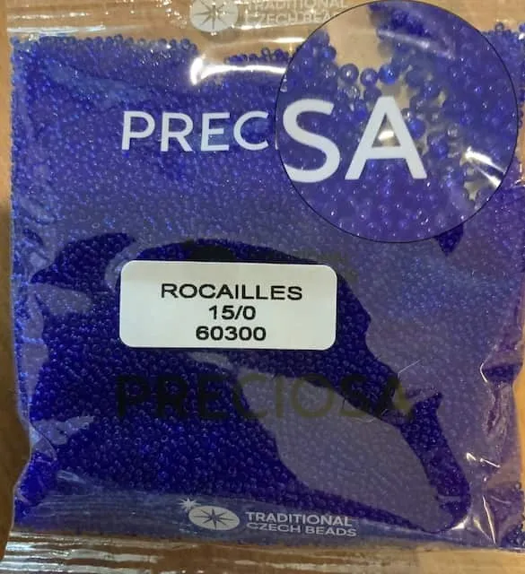Preciosa Round Seed Beads 60300 15/0 3.5 Oz