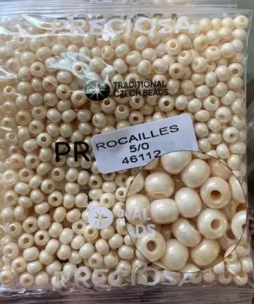 Preciosa Round Seed Beads 46112 5/0 3.5 Oz