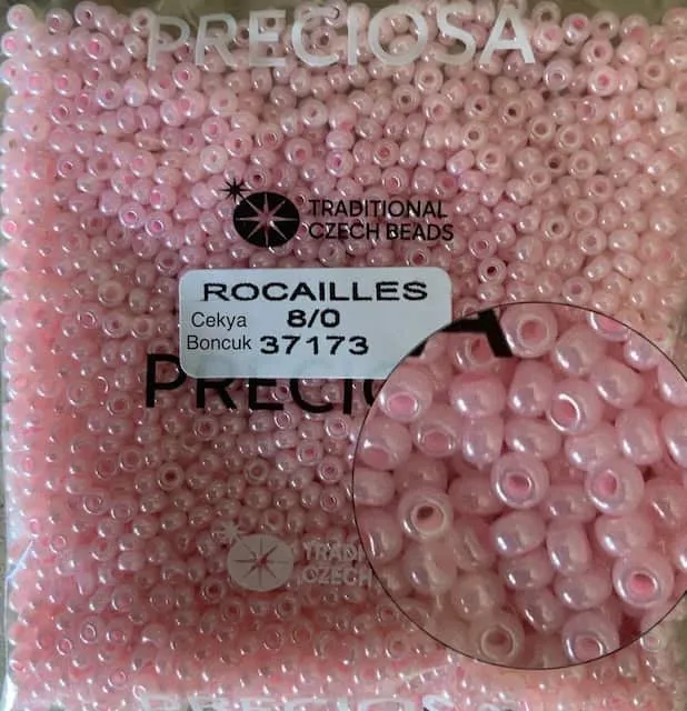 Preciosa Round Seed Beads 37173 8/0 3.5 Oz