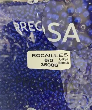 Preciosa Round Seed Beads 35086 8/0 3.5 Oz
