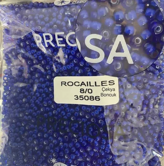Preciosa Round Seed Beads 35086 8/0 3.5 Oz