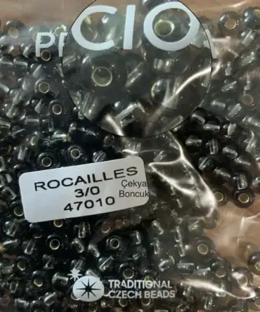 Preciosa Round Seed Beads 47010 3/0 3.5 Oz