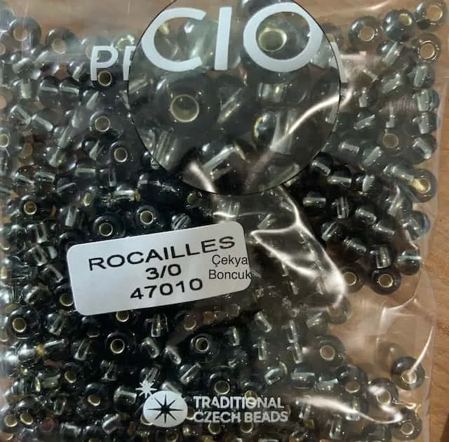 Preciosa Round Seed Beads 47010 3/0 3.5 Oz