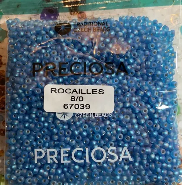 Preciosa Round Seed Beads 67039 8/0 3.5 Oz Matte