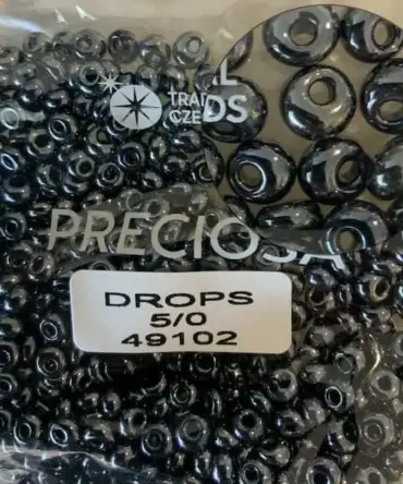 Preciosa Drops Beads 49102 5/0  3.5 Oz