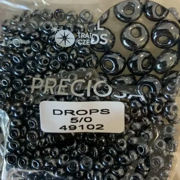 Preciosa Drops Beads 49102 5/0  3.5 Oz