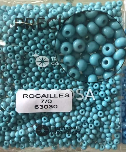 Preciosa Round Seed Beads 63030 7/0 3.5 Oz