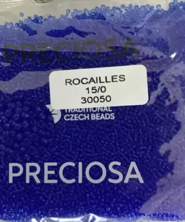 Preciosa Round Seed Beads 30050 15/0 3.5 Oz