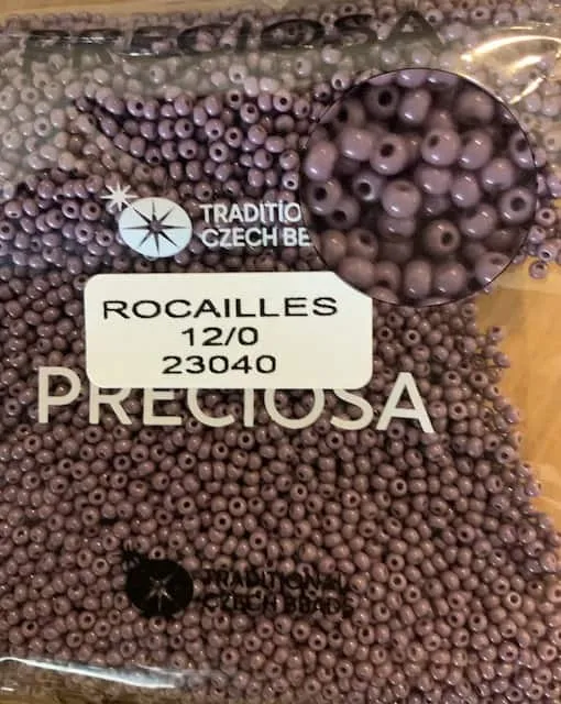 Preciosa Round Seed Beads 23040 12/0 3.5 Oz