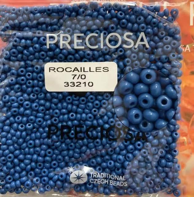 Preciosa Round Seed Beads 33210 7/0 3.5 Oz