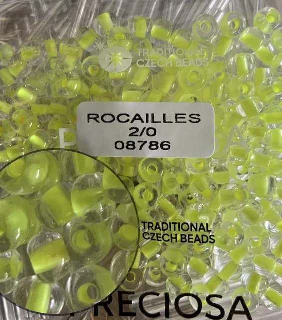 Preciosa Round Seed Beads 08786 2/0 3.5 Oz