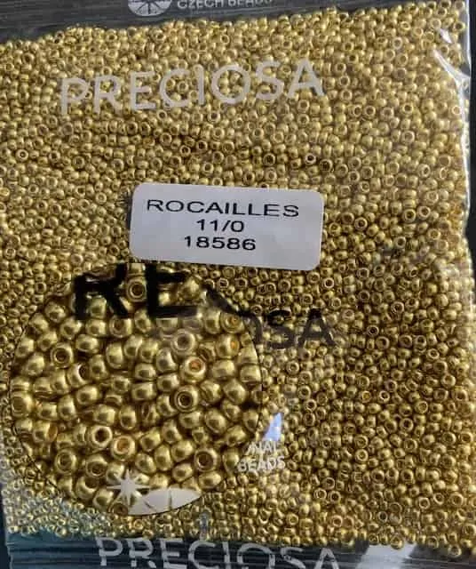 Preciosa Round Seed Beads 18586 11/0 3.5 Oz