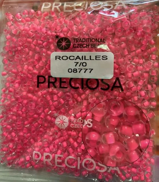 Preciosa Round Seed Beads 08777 7/0  3.5 Oz