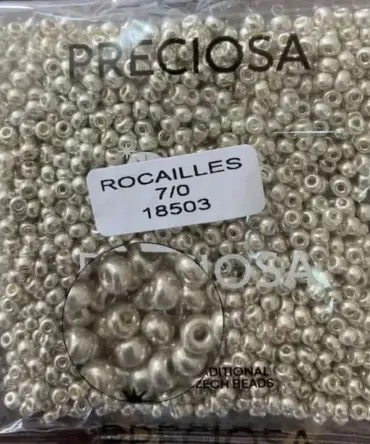 Preciosa Round Seed Beads 18503 7/0 3.5 Oz