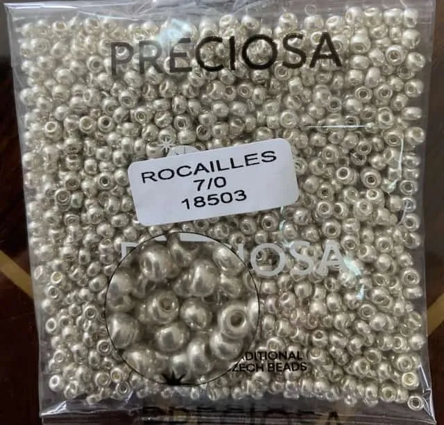 Preciosa Round Seed Beads 18503 7/0 3.5 Oz