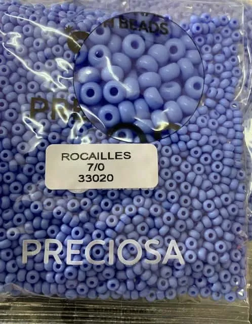 Preciosa Round Seed Beads 33020 7/0 3.5 Oz