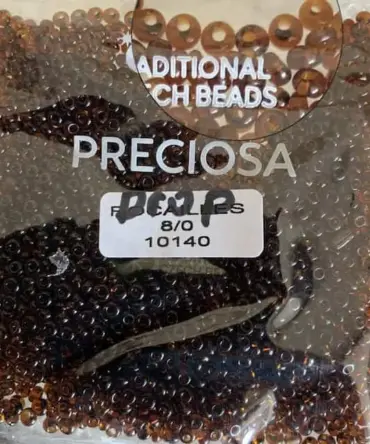 Preciosa Drops Beads 10140 8/0 3.5 Oz