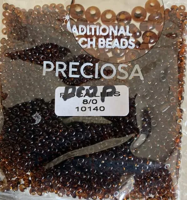 Preciosa Drops Beads 10140 8/0 3.5 Oz