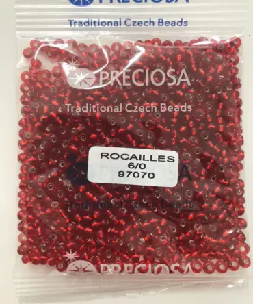 Preciosa Round Seed Beads 97070 6/0 3.5 Oz