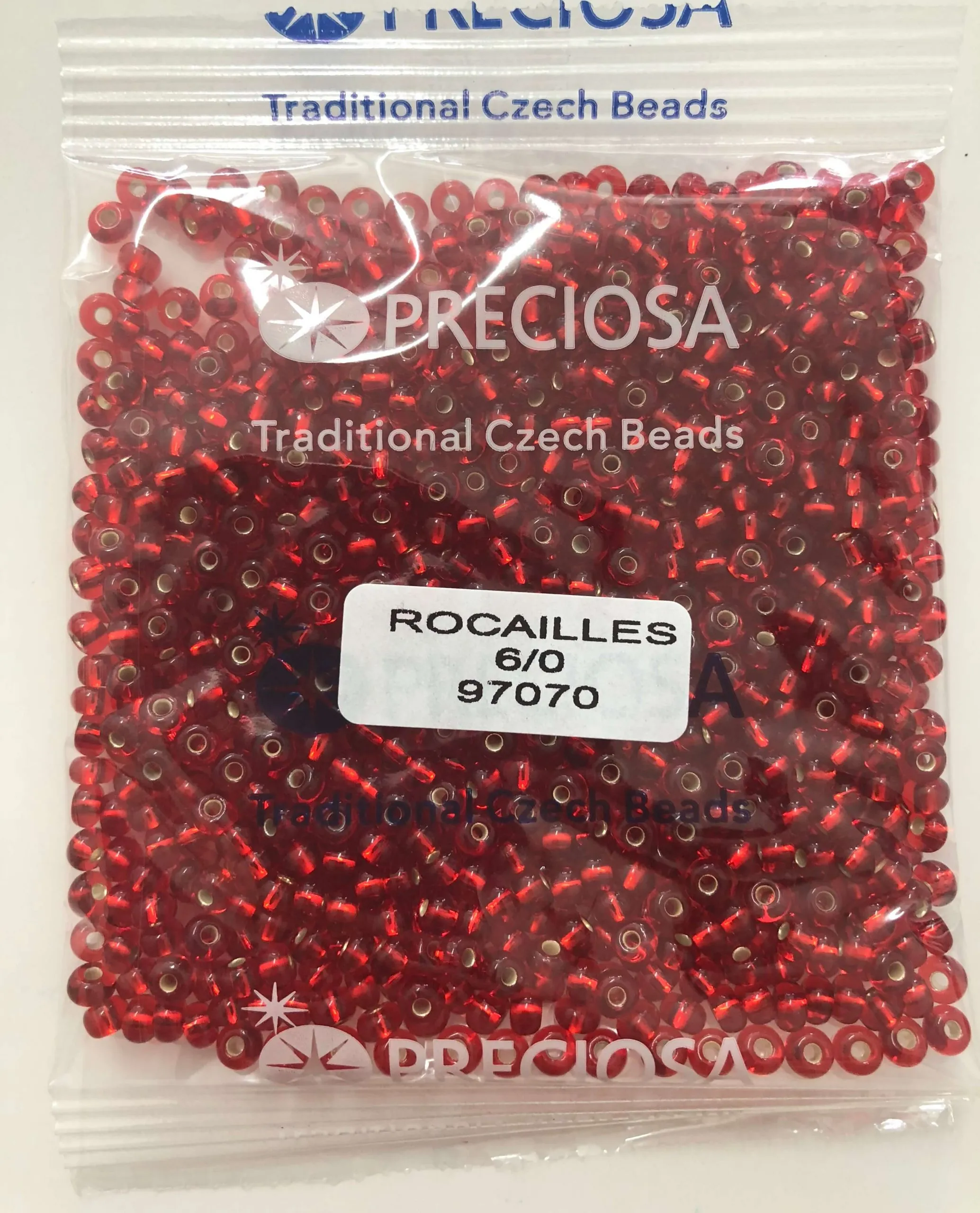 Preciosa Round Seed Beads 97070 6/0 3.5 Oz