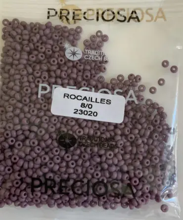 Preciosa Round Seed Beads 23020 8/0 3.5 Oz