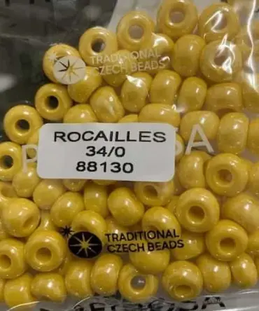 Preciosa Round Seed Beads 88130 34/0 3.5 Oz