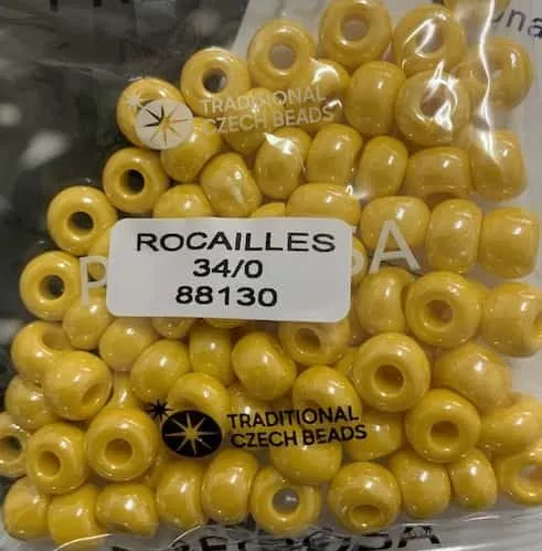 Preciosa Round Seed Beads 88130 34/0 3.5 Oz