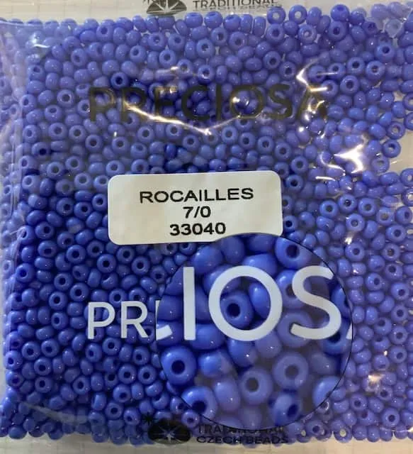 Preciosa Round Seed Beads 33040 7/0 3.5 Oz