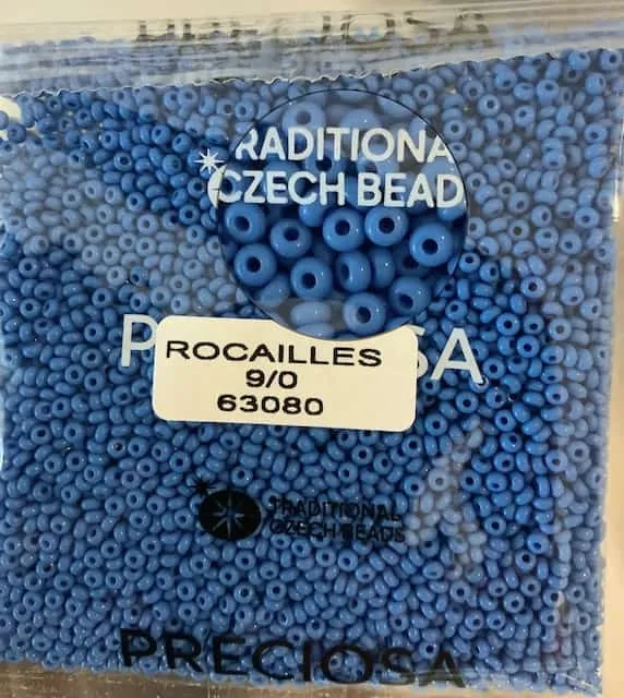 Preciosa Round Seed Beads 63080 9/0 3.5 Oz