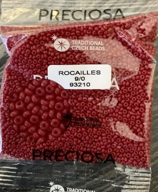 Preciosa Round Seed Beads 93210 9/0 3.5 Oz