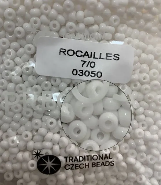 Preciosa Round Seed Beads 03050 7/0 3.5 Oz