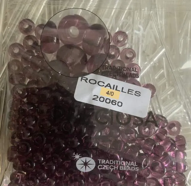 Preciosa Round Seed Beads 20060 4/0 3.5 Oz