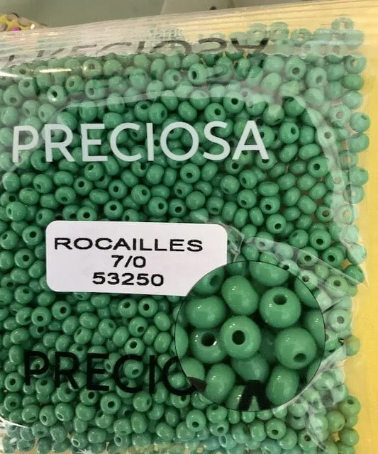 Preciosa Round Seed Beads 53250 7/0  3.5 Oz