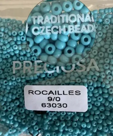 Preciosa Round Seed Beads 63030 9/0  3.5 Oz