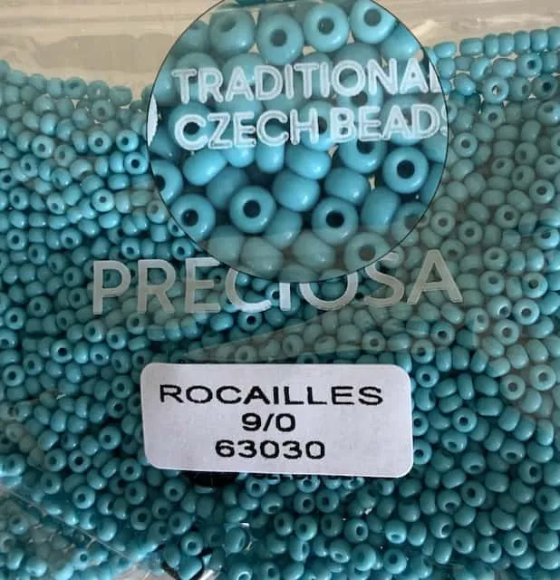 Preciosa Round Seed Beads 63030 9/0  3.5 Oz