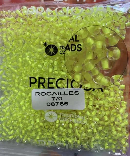 Preciosa Round Seed Beads 08786 7/0 3.5 Oz