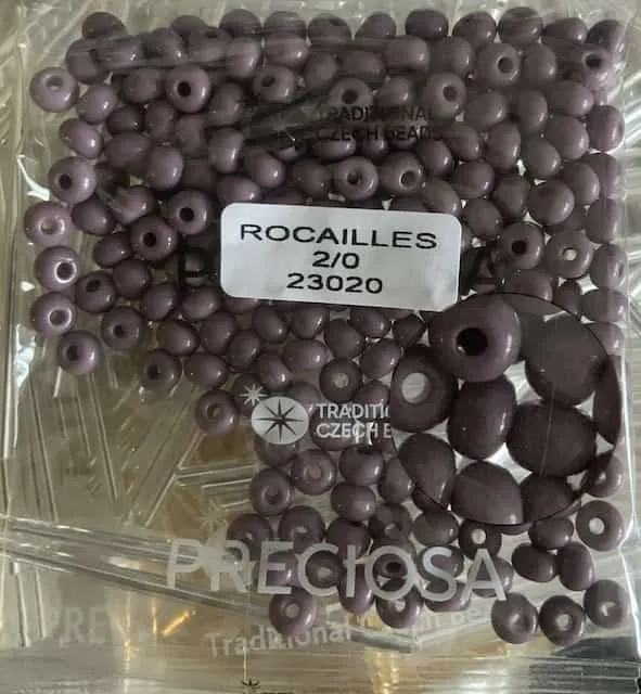 Preciosa Round Seed Beads 23020 2/0 3.5 Oz
