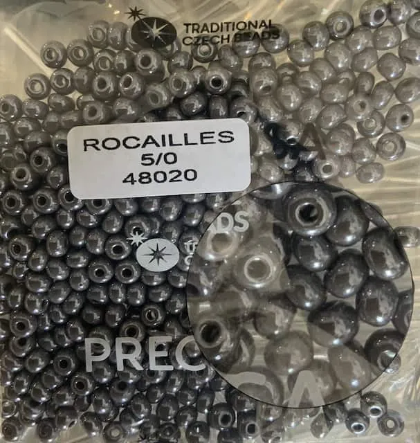 Preciosa Round Seed Beads 48020 5/0 3.5 Oz