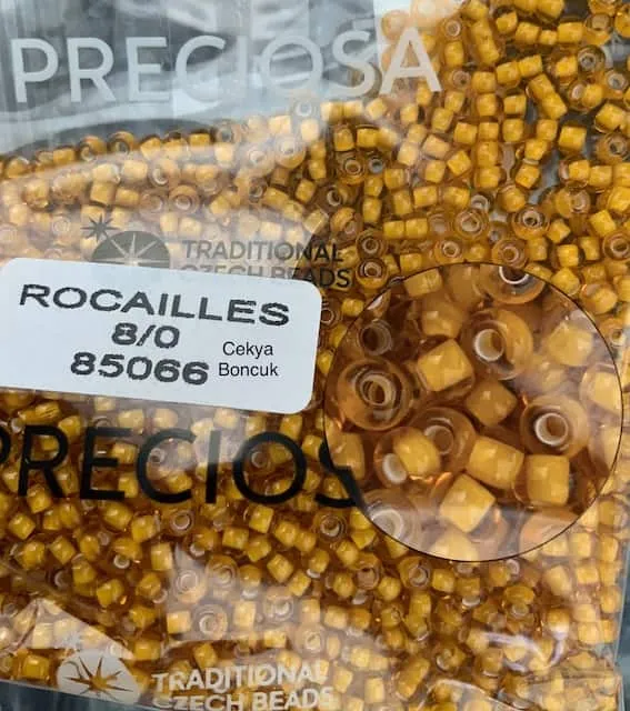 Preciosa Round Seed Beads 85066 8/0 3.5 Oz