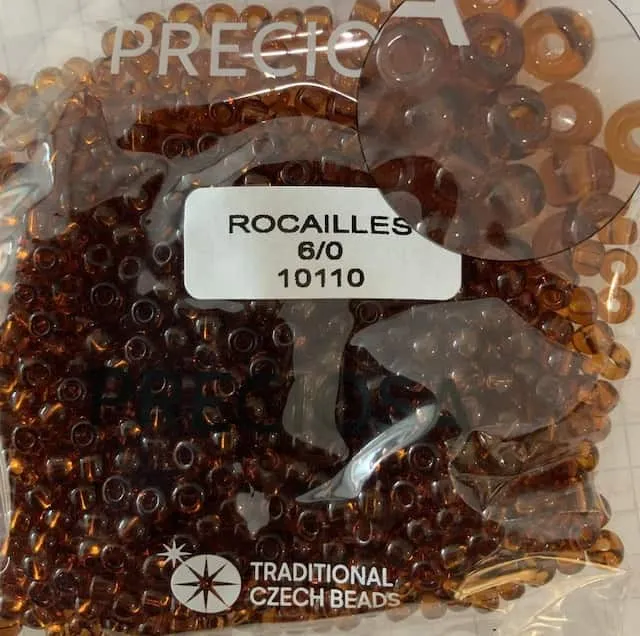 Preciosa Round Seed Beads 10110 6/0 3.5 Oz
