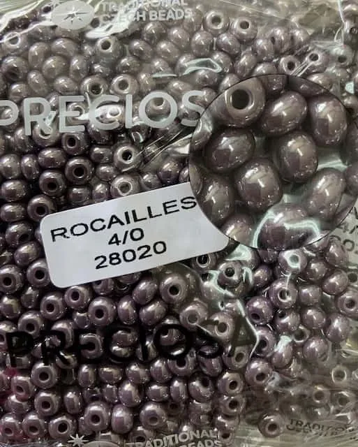 Preciosa Round Seed Beads 28020 4/0 3.5 Oz