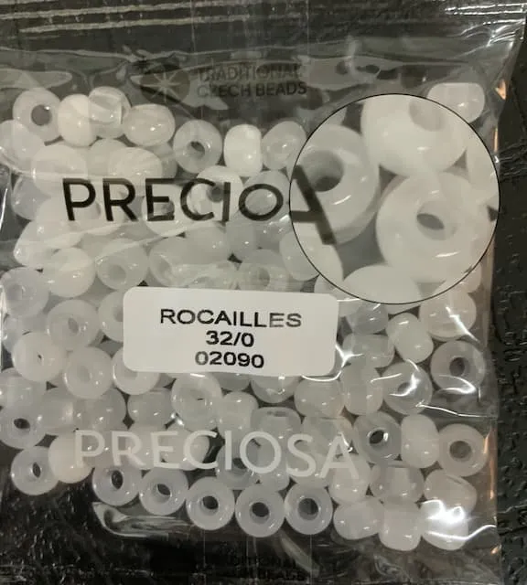 Preciosa Round Seed Beads 02090 32/0  3.5 Oz