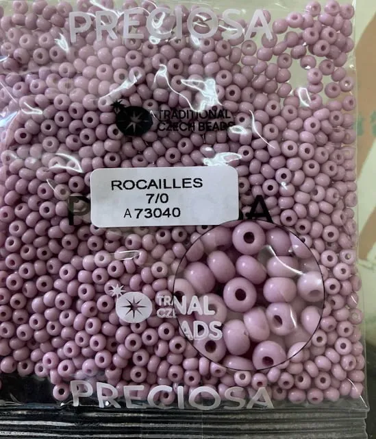 Preciosa Round Seed Beads 73040A 7/0 3.5 Oz