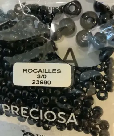 Preciosa Round Seed Beads 23980 3/0 3.5 Oz