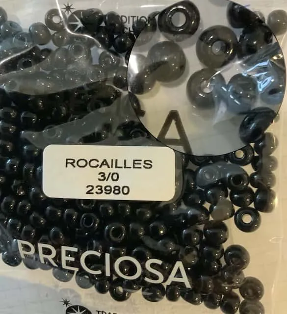 Preciosa Round Seed Beads 23980 3/0 3.5 Oz