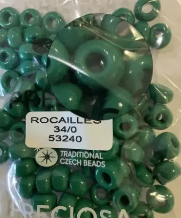 Preciosa Round Seed Beads 53240 34/0 3.5 Oz