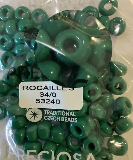 Preciosa Round Seed Beads 53240 34/0 3.5 Oz