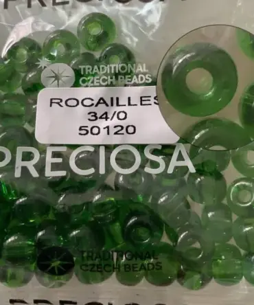 Preciosa Round Seed Beads 50120 34/0 3.5 Oz